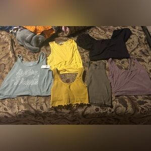 Nwt & nwot 6 piece crop tank top bundle